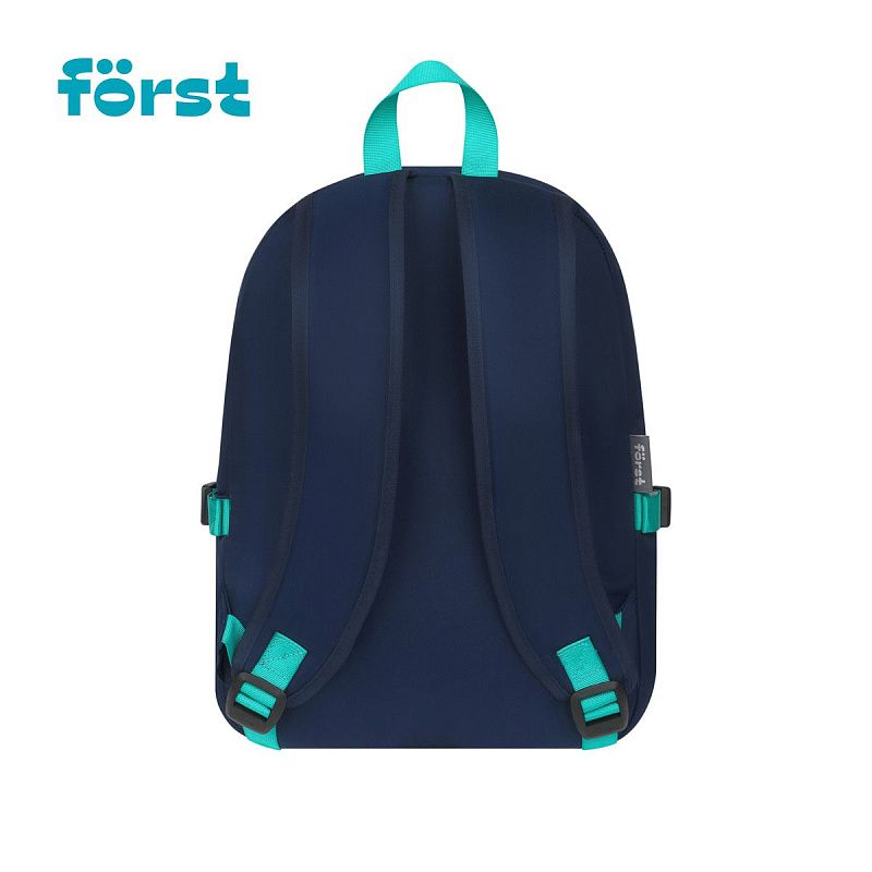 Рюкзак Först F-Teens "Pinky smile" 40*28*15см, 1 отделение, 7 карманов, уплотненная спинка 