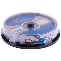 Диск DVD+RW 4.7Gb Smart Track 4x Cake Box (10шт)