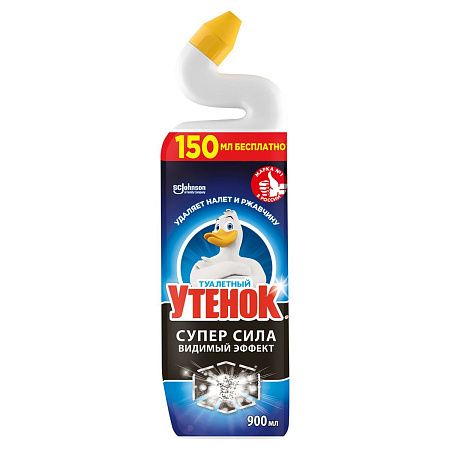 Средство для туалета Туалетный утенок "Видимый эффект", 900мл 