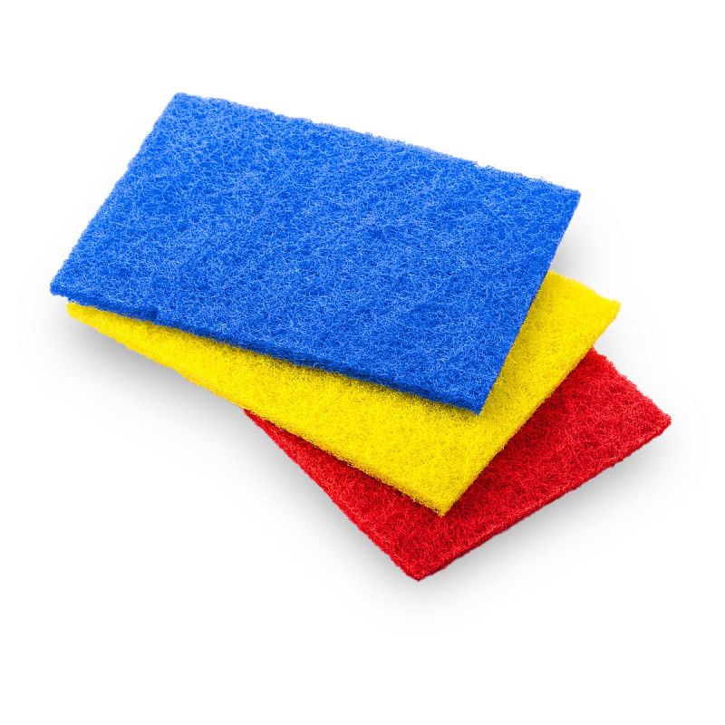 Губки для посуды Paclan "Practi", игольчатый абразив, 3шт