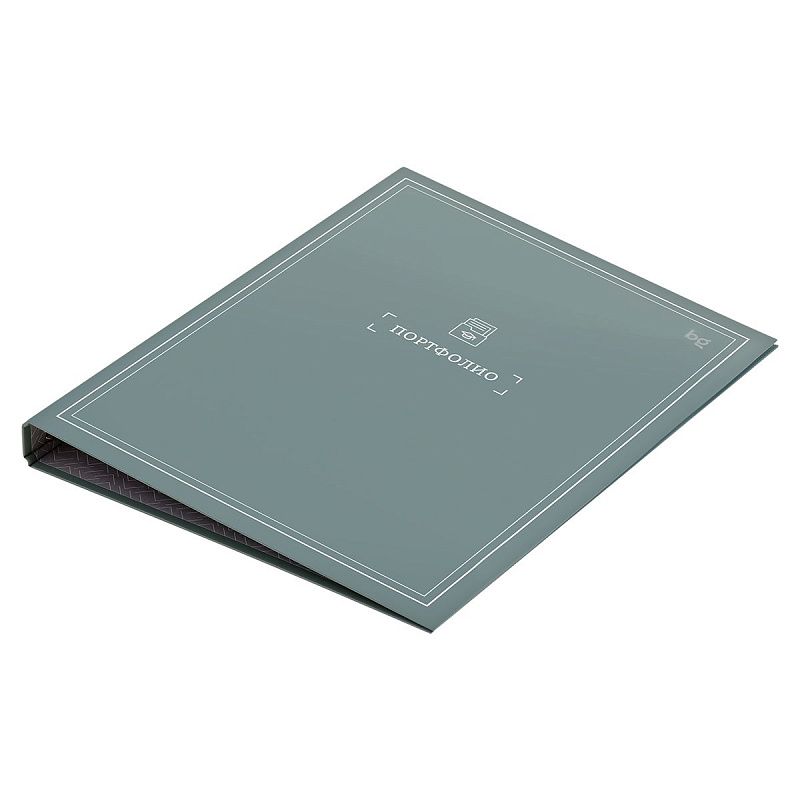 Папка-портфолио 7БЦ А4 BG "Мое портфолио", на 4 кольцах, универсальное, без файлов 