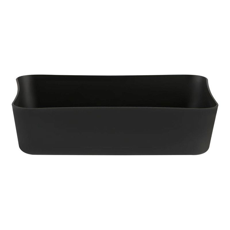 Лоток для канцелярских принадлежностей СТАММ, 13*17,8*4,4см, полипропилен, черный