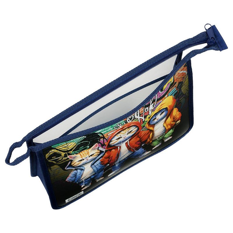 Папка для тетрадей 2 отделения, А5, ArtSpace "Team", пластик, на молнии 