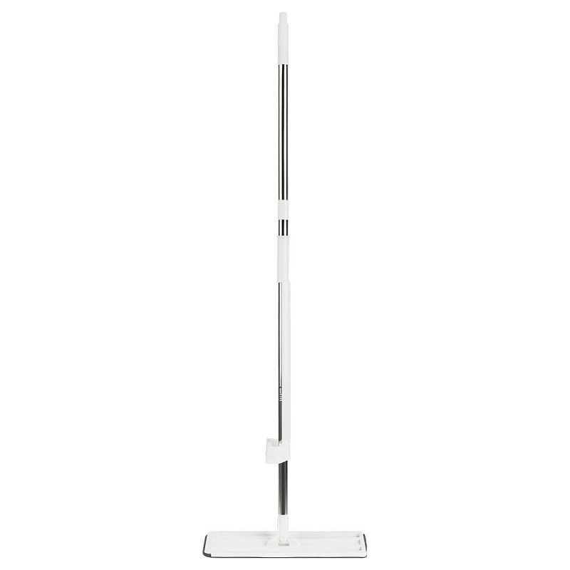 Швабра c отжимом, плоская, OfficeClean Professional, мет. ручка 120 см., две насадки из микрофибры