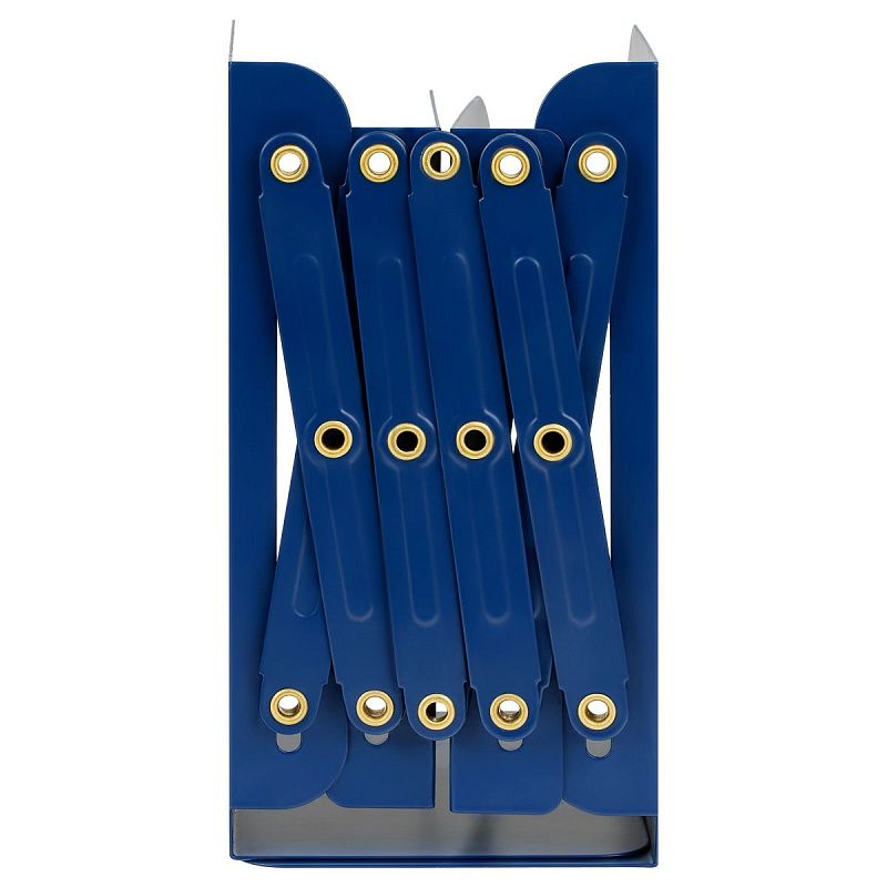 Подставка для книг MESHU "Catsday", металлическая, 3 отделения, раздвижная 