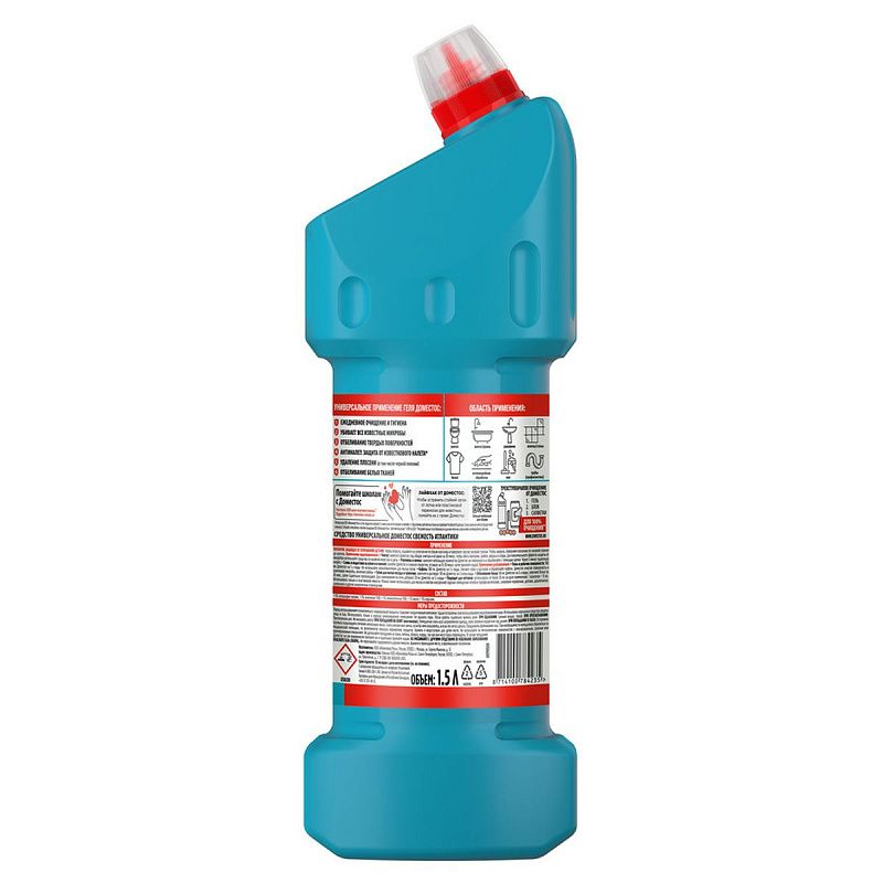 Чистящее средство универсальное Domestos "Свежесть Атлантики", гель, 1,5л 