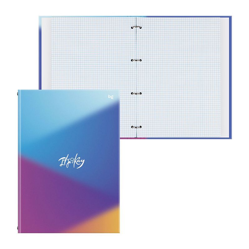 Тетрадь на кольцах А4, 100л., BG "It's okay", матовая ламинация