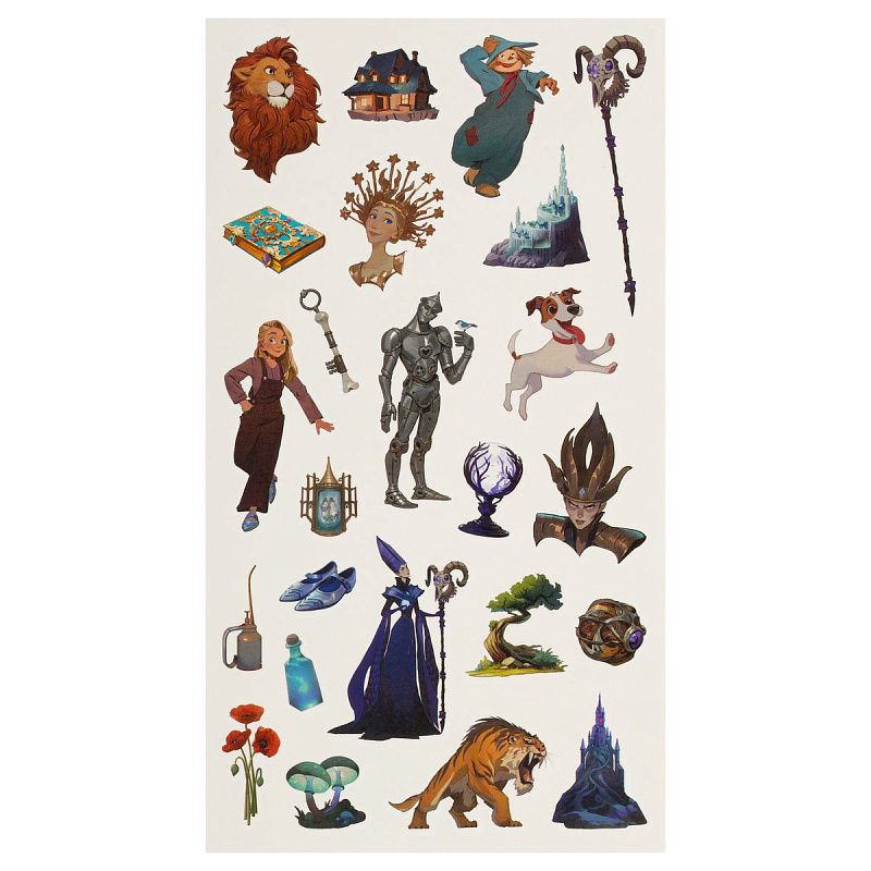 Наклейка-тату Мульти-Пульти "Волшебник изумрудного города", 10*22см, цветные, европодвес