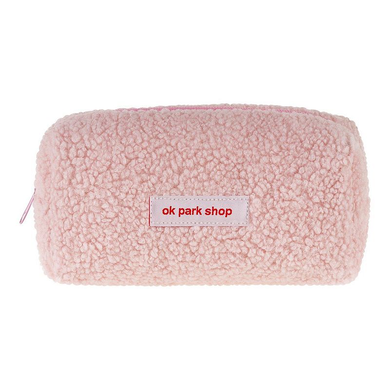 Пенал мягкий, Först "Pink plush", 1 отделение, 180*90*70, плюшевый