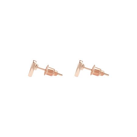 Серьги MESHU, бижутерия, красные, 3 пары, европодвес