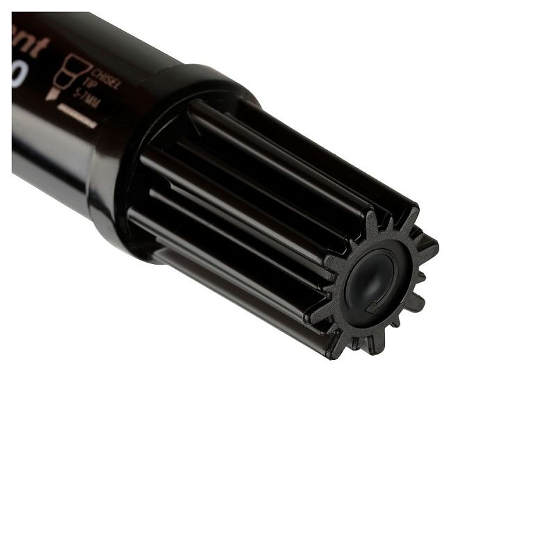 Маркер перманентный промышленный Luxor "510" черный, скошенный, 5-7мм 