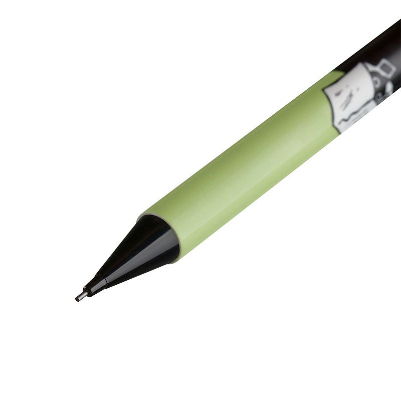 Карандаш механический MESHU "Meowsy", печать на корпусе, с ластиком, 0,7мм, ассорти 