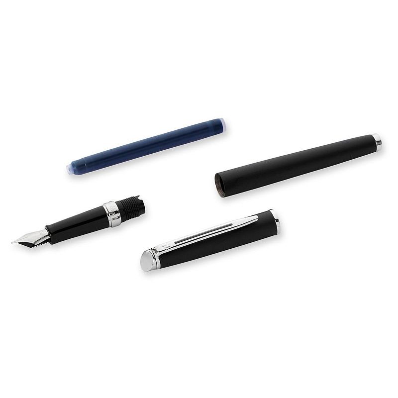 Ручка перьевая Waterman "Hemisphere Matt Black PТ" черный, 0,8мм, подарочная упаковка 