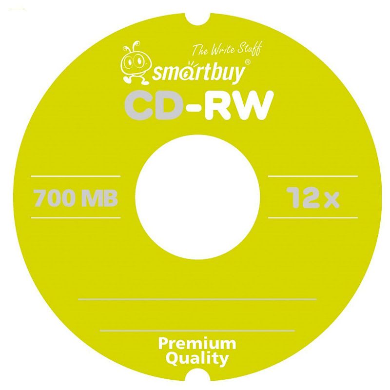 УЦЕНКА - Диск CD-RW 700Mb Smart buy 4-12x Bulk (100шт) (осн 388856)