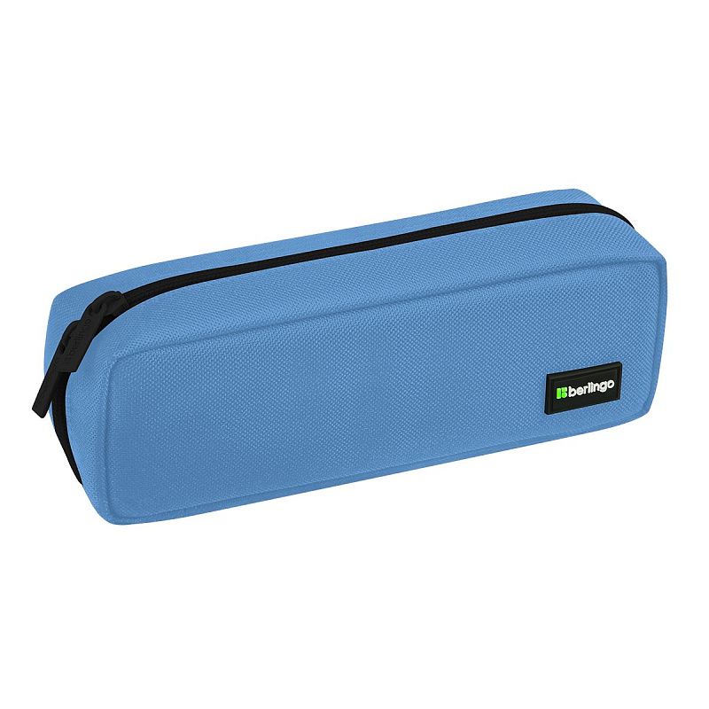 Пенал мягкий 1 отделение, 205*60*65 мм, Berlingo "Light blue", полиэстер