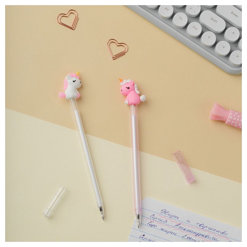 Ручка шариковая MESHU "Sugar" синяя, 0,7мм, корпус ассорти 