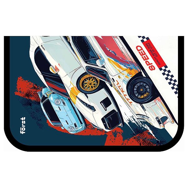 Пенал 1 отделение, 200*130 Först "Speed" (Скорость), ткань