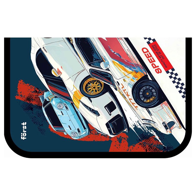 Пенал 1 отделение, 200*130 Först "Speed" (Скорость), ткань