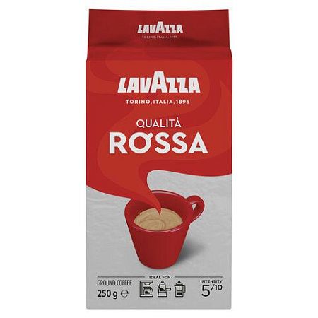 Кофе молотый LAVAZZA "Qualita Rossa", 250 г, 3580