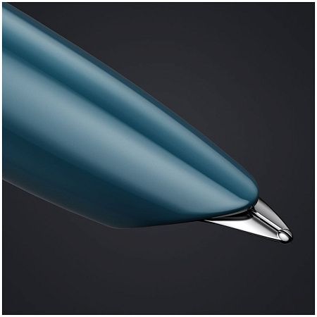 Ручка перьевая Parker "51 Teal Blue CT" черная, 0,8мм, подарочная упаковка 