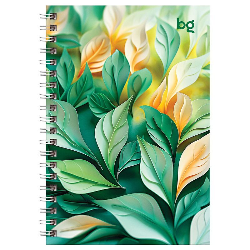 Записная книжка А6 80л., на гребне BG "Paper art"