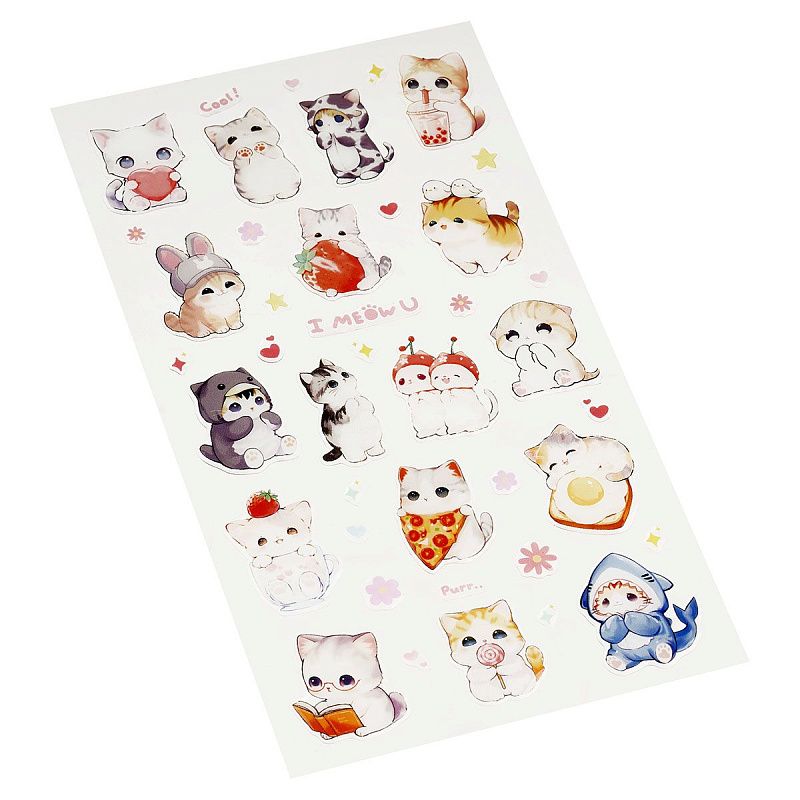 Наклейки гелевые MESHU  "Perrrfect" , 10*23см, инд. уп., европодвес