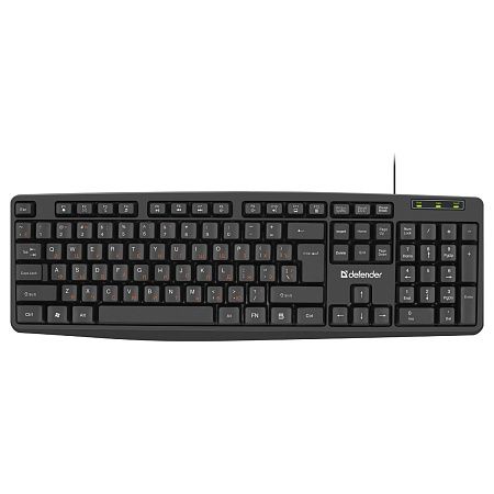 Клавиатура Defender Concept HB-164, USB, черный