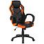 УЦЕНКА-Кресло игровое Helmi HL-S07 "Boost", экокожа/ткань черная/оранжевая