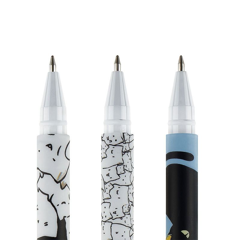 Ручка шариковая MESHU "Special cat" синяя, 0,5мм, корпус ассорти 