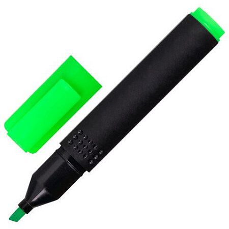 Текстовыделитель STAFF College "STICK HL-497", ЗЕЛЕНЫЙ, 1-4 мм, 151498 