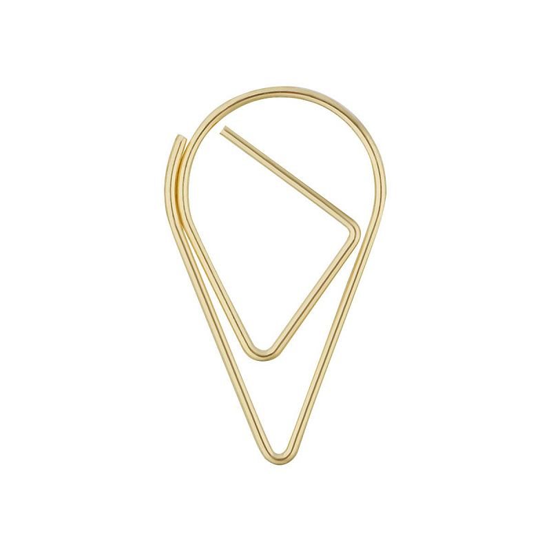 Скрепки фигурные 25мм, MESHU "Little Drops", 30шт., пакет с замком зип лок, европодвес