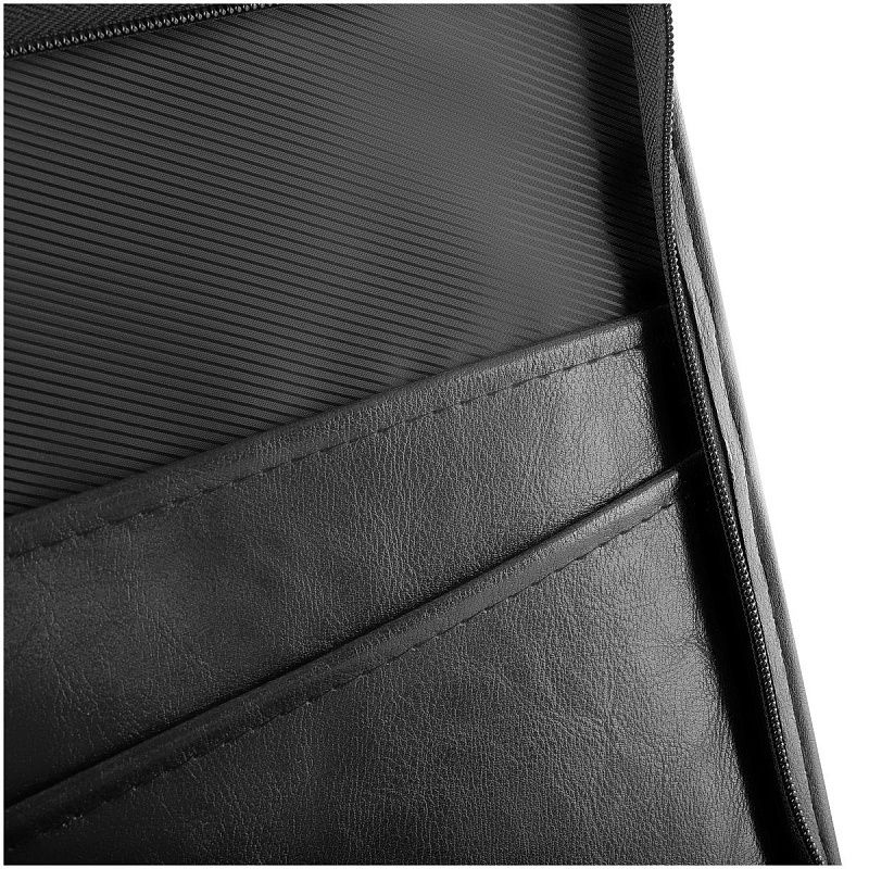 Папка деловая OfficeSpace "Bergamo" кожзам, на молнии, тиснение крокодил 