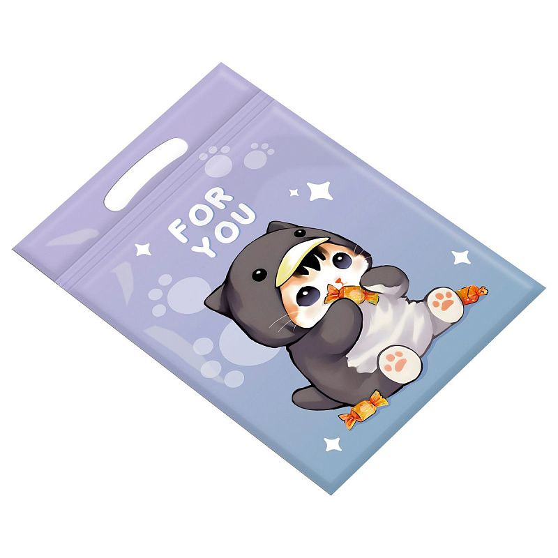 Набор подарочных пакетов 15*22 см, зип-лок, MESHU "Cute kitten", 35шт.