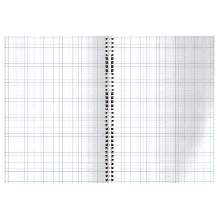 Тетрадь 80л., А4, клетка, на гребне BG "Minimal", глянцевая ламинация, тиснение фольгой