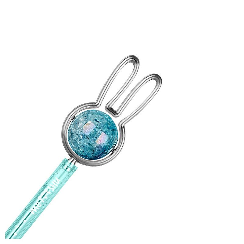 Ручка шариковая MESHU "Bunny" синяя, 0,5мм, корпус ассорти 