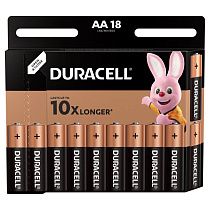 Батарейка Duracell Basic AA (LR6) алкалиновая, 18BL