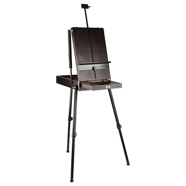 Этюдник напольный с ремнем и палитрой Гамма "Студия", 78*92*180см, сосна, коричневый