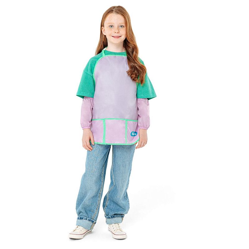 Фартук с нарукавниками Först, 53,5*44,5см, 3 кармана, сиреневый 