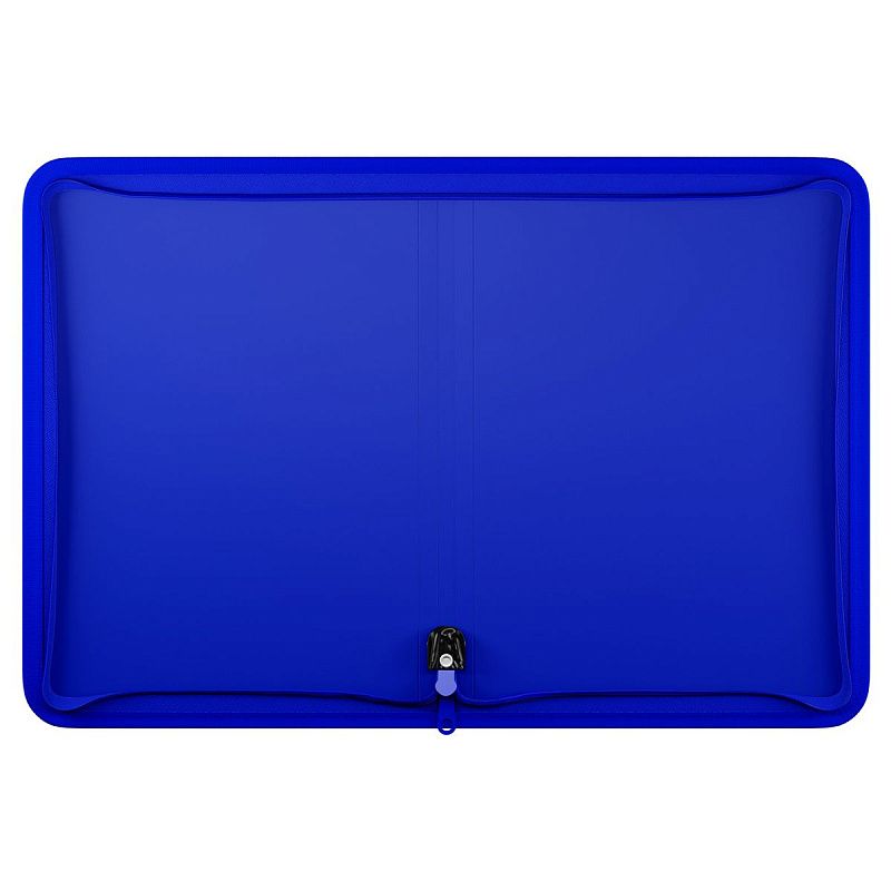 Папка на молнии Berlingo "Your Way" А4, 600мкм, синяя 