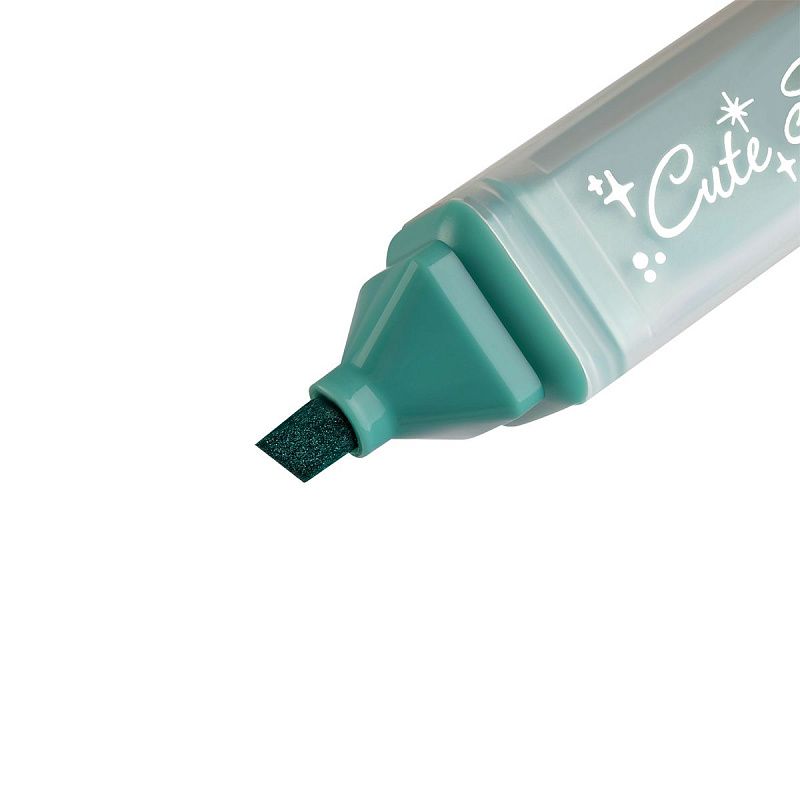 Набор текстовыделителей MESHU "Shiny", 04цв., пастельные цвета c глиттером, 1-5 мм, ПВХ бокс, европодвес 