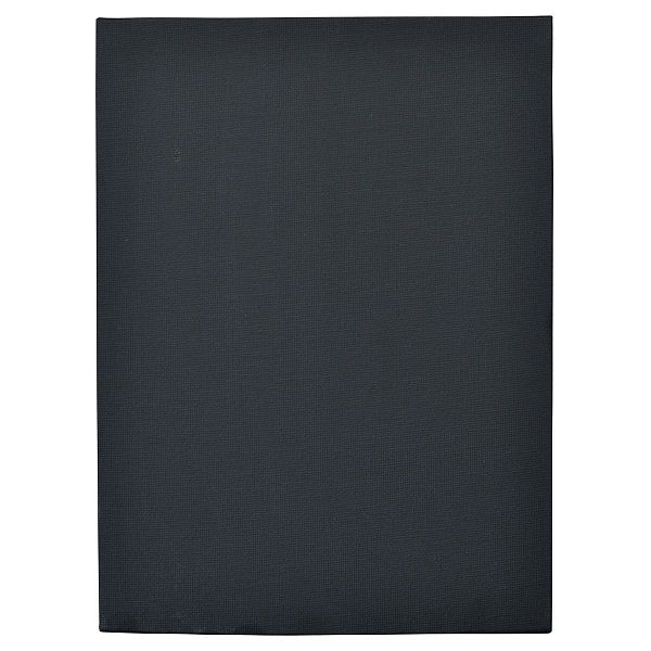 Холст на МДФ Гамма "Студия", 18*24см, цвет черный, 100% хлопок, 280г/м2, мелкое зерно