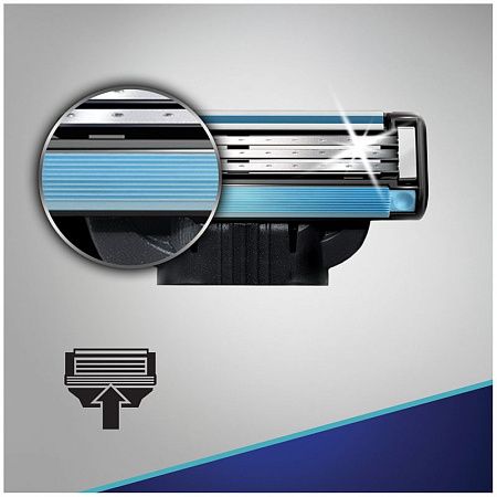 Кассеты для бритья сменные Gillette "Mach 3", 4шт. (ПОД ЗАКАЗ) 