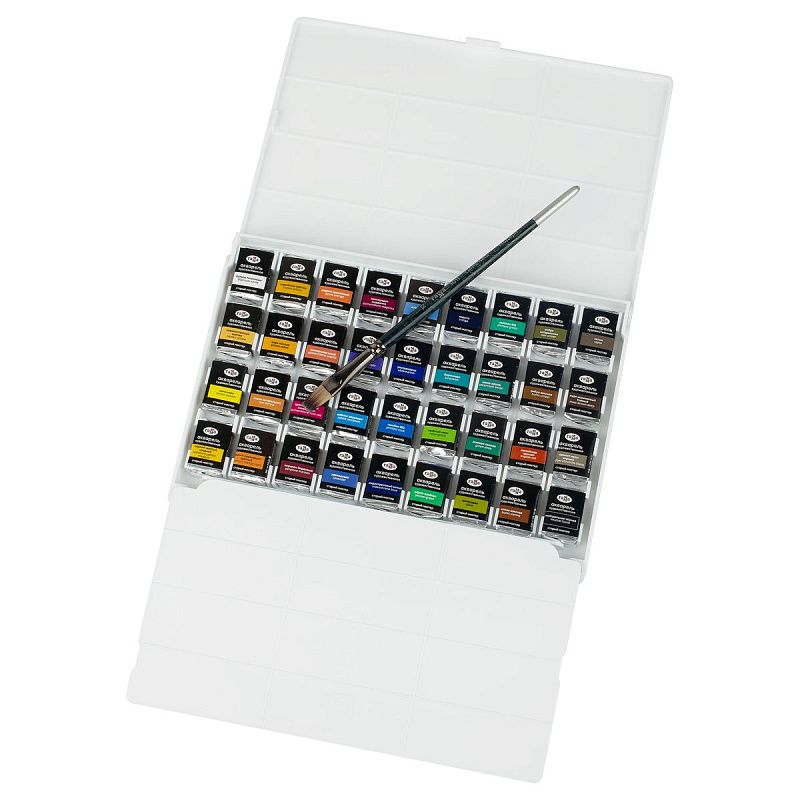 Акварель художественная Гамма "Старый Мастер" 36цв*2,6мл. пластик. пенал