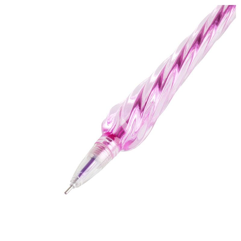 Ручка гелевая MESHU "Ice" , металлик ассорти, 0,6мм 