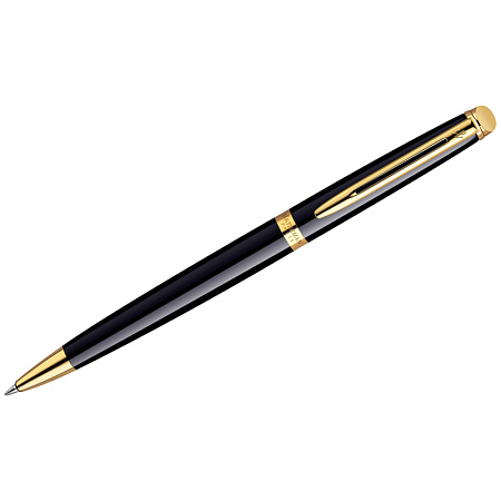 Ручка шариковая Waterman "Hemisphere Mars Black GT" синяя, 1,0мм, подарочная упаковка