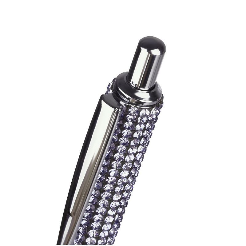 Ручка шариковая MESHU "Lilac diamond" синяя, 1,0мм 