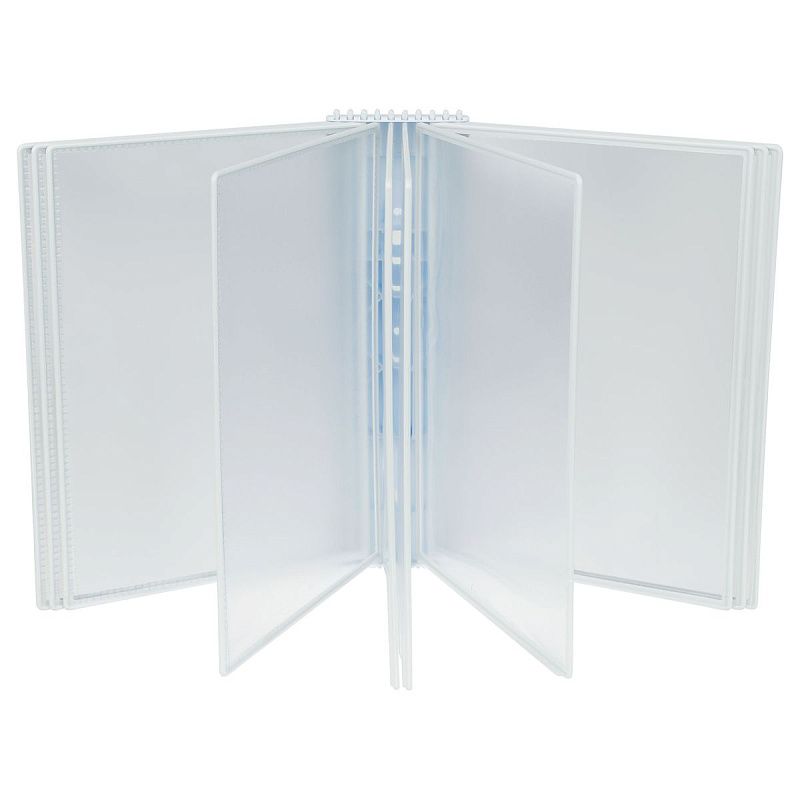 Демосистема настенная OfficeSpace с 10 панелями А4, белая