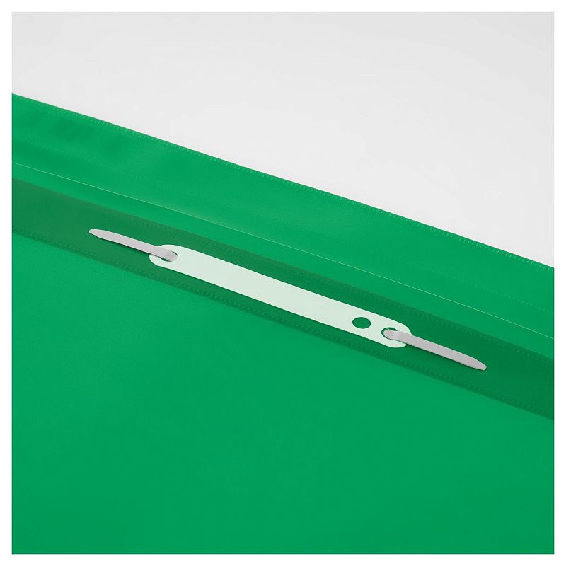 Папка-скоросшиватель пластик. СТАММ А4, 160мкм, зеленая с прозр. верхом 