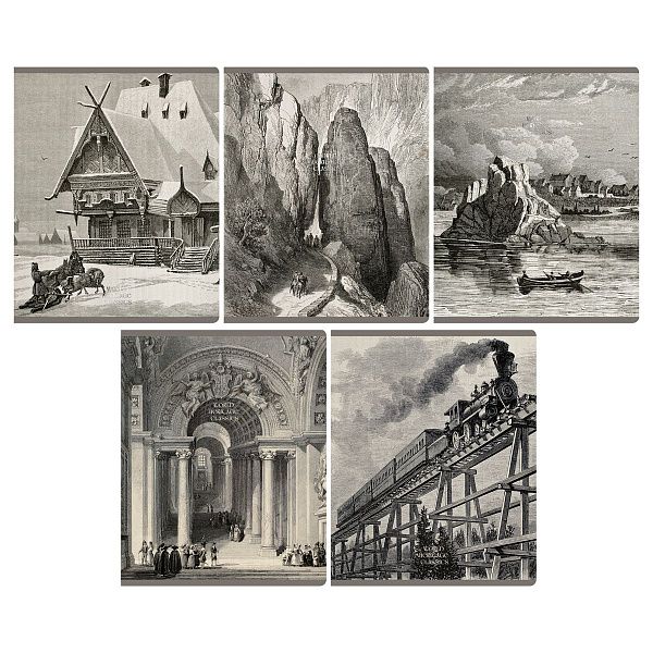 Тетрадь 48л., А5, клетка Greenwich Line "World classic", матовая ламинация, тиснение фольгой, 70г/м2