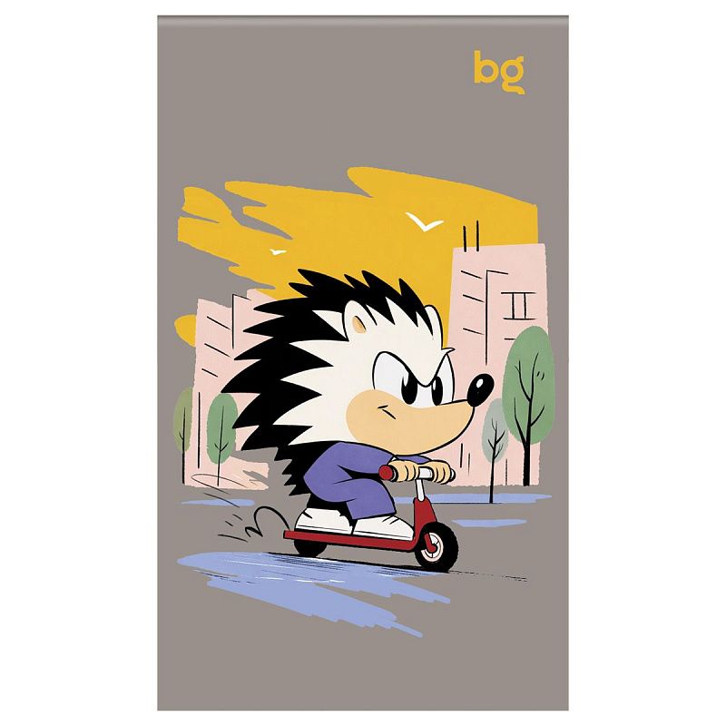 Блокнот А7 48л. на склейке BG "В движении"